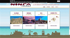 Desktop Screenshot of ninfatours.com